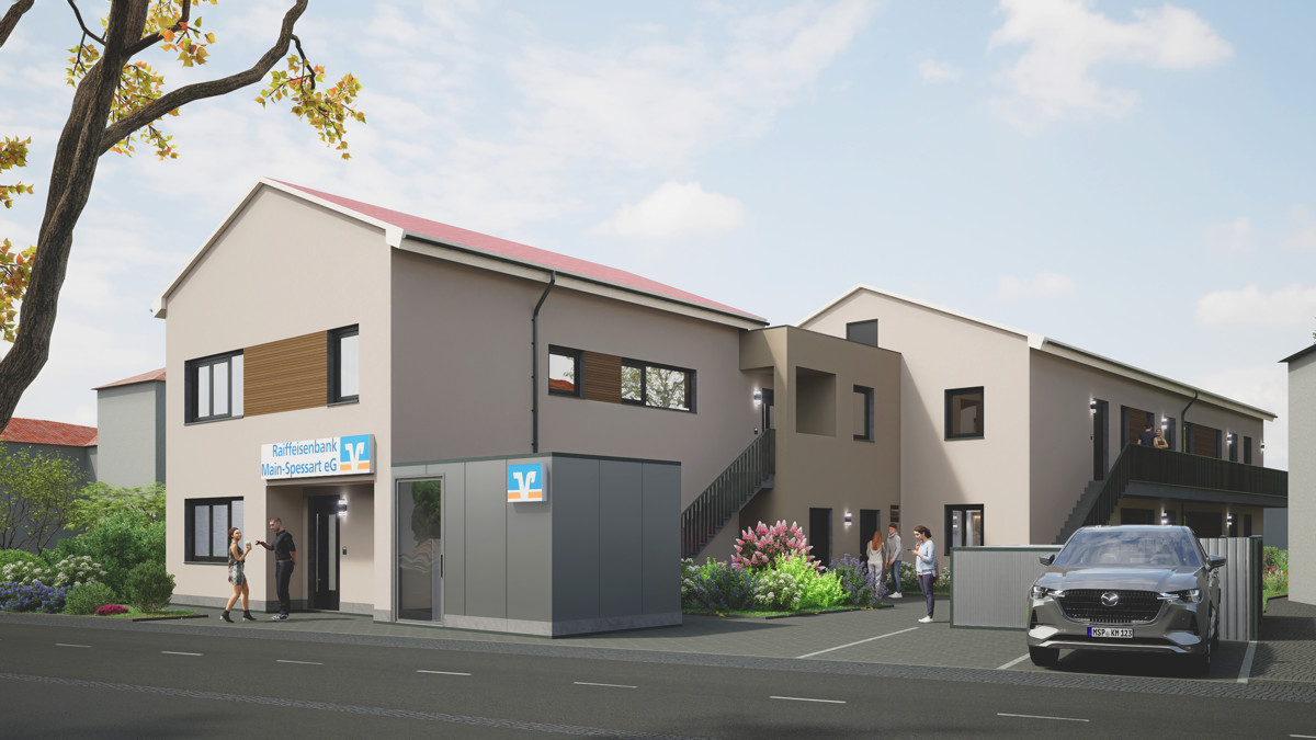 Daheim bleiben & modern wohnen – 2-Zimmer-Wohnung ***Neubau im Ortskern von Steinfeld***